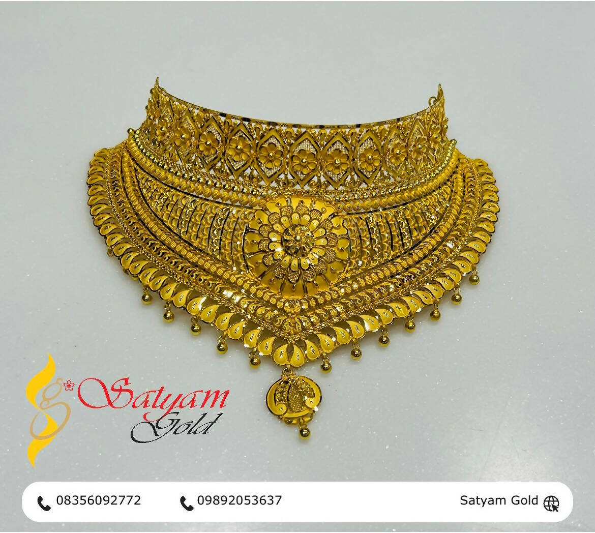 Gold Choker Sarafa Bazar India