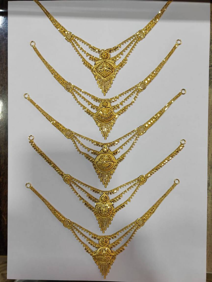 Gold Kanthi Set Sarafa Bazar