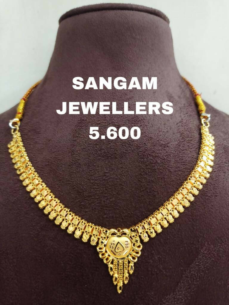 Gold Necklace Sarafa Bazar India