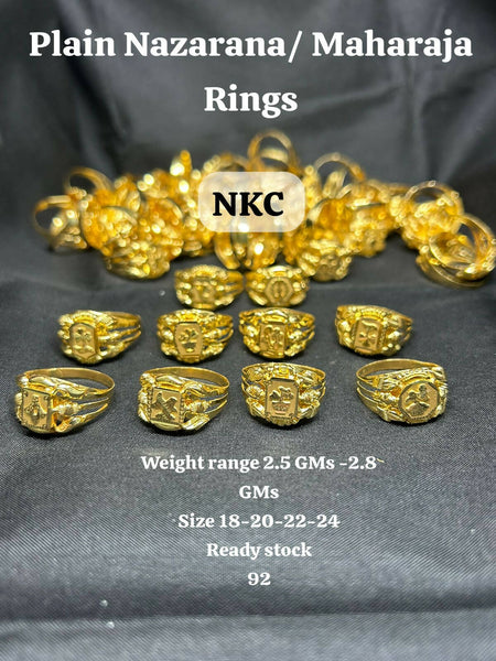 Plain Nazarana / Maharaja Ring – HM Sarafa Bazar India Pvt Ltd
