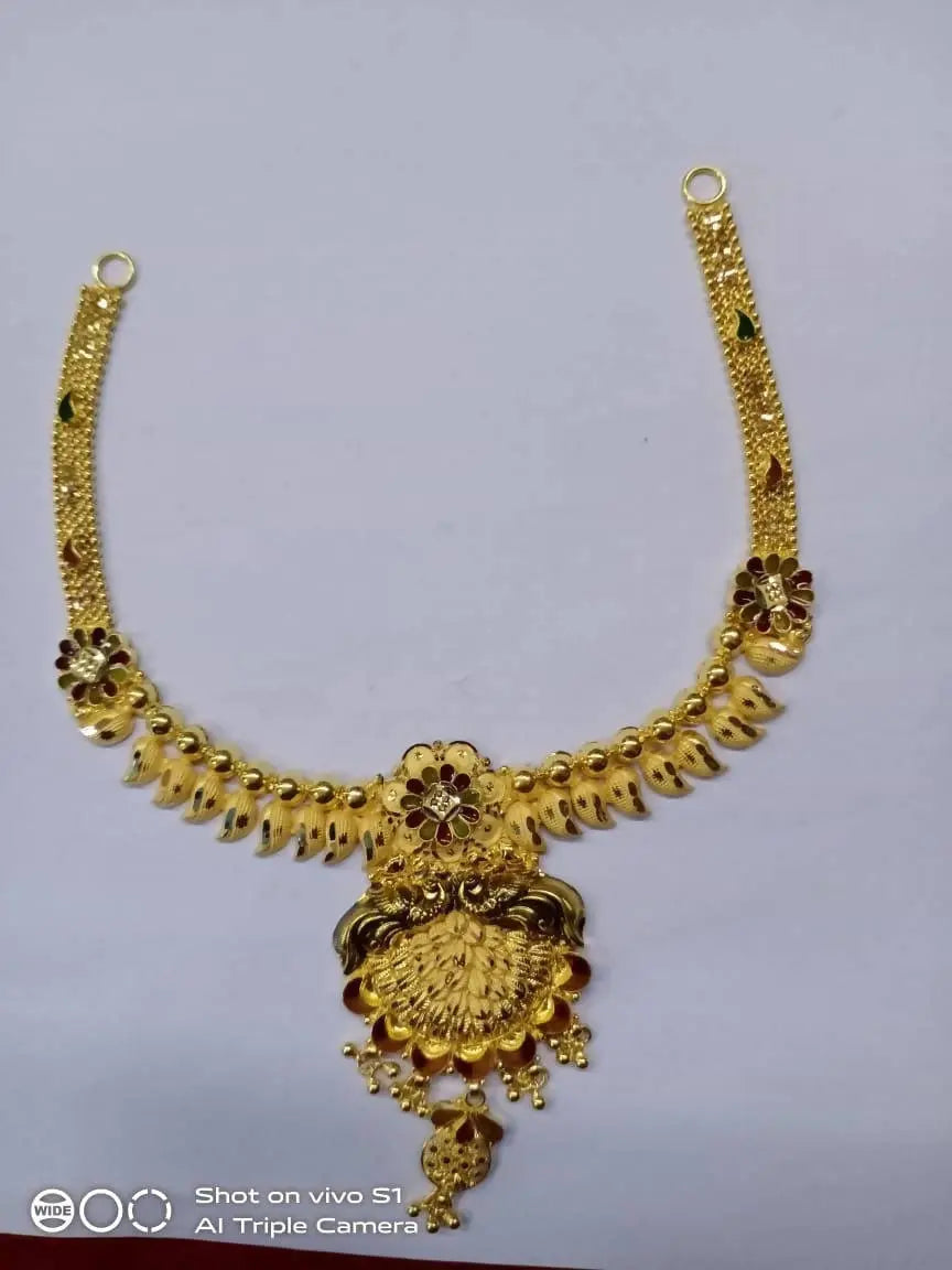 Gold Necklace Sarafa Bazar India