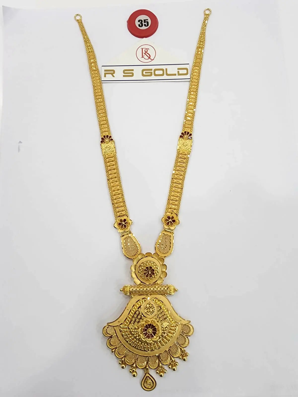 Gold Long Set Sarafa Bazar India