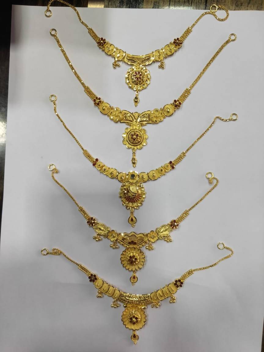 Gold Kanthi Set Sarafa Bazar