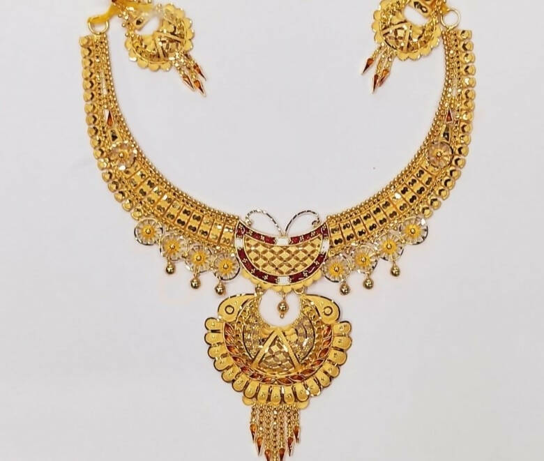 Gold Necklace Sarafa Bazar India