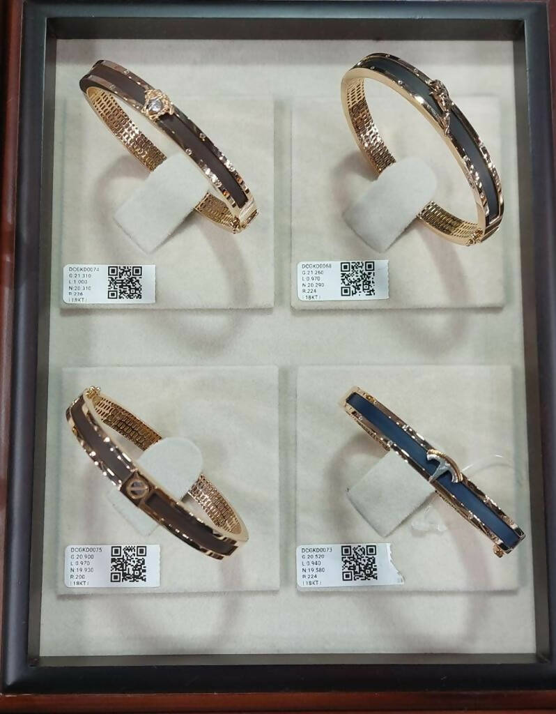 Rose Gold Gents Bracelet Sarafa Bazar India