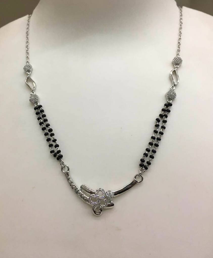 925 Silver Mangalsutra Sarafa Bazar India