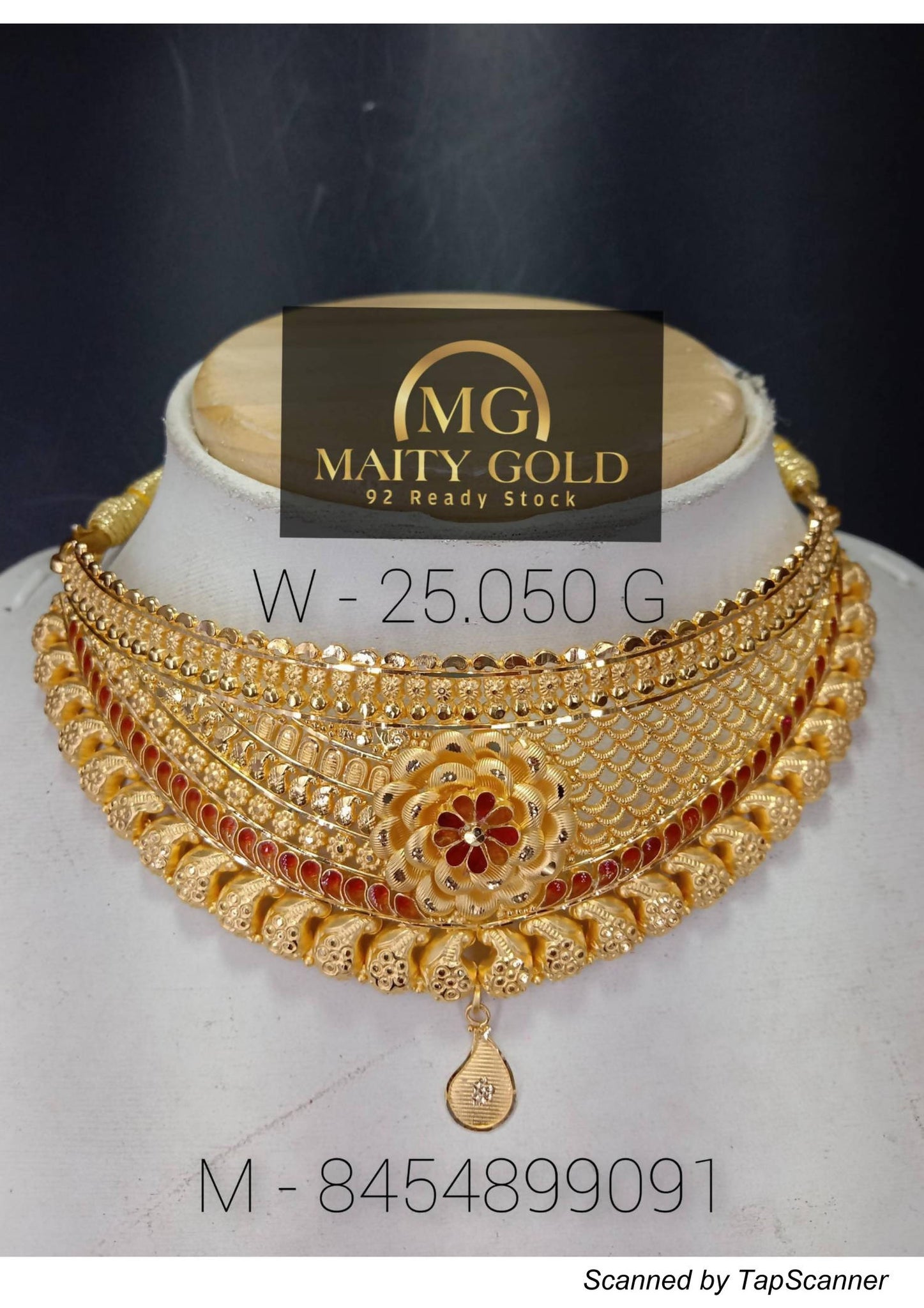 Gold Choker Sarafa Bazar India