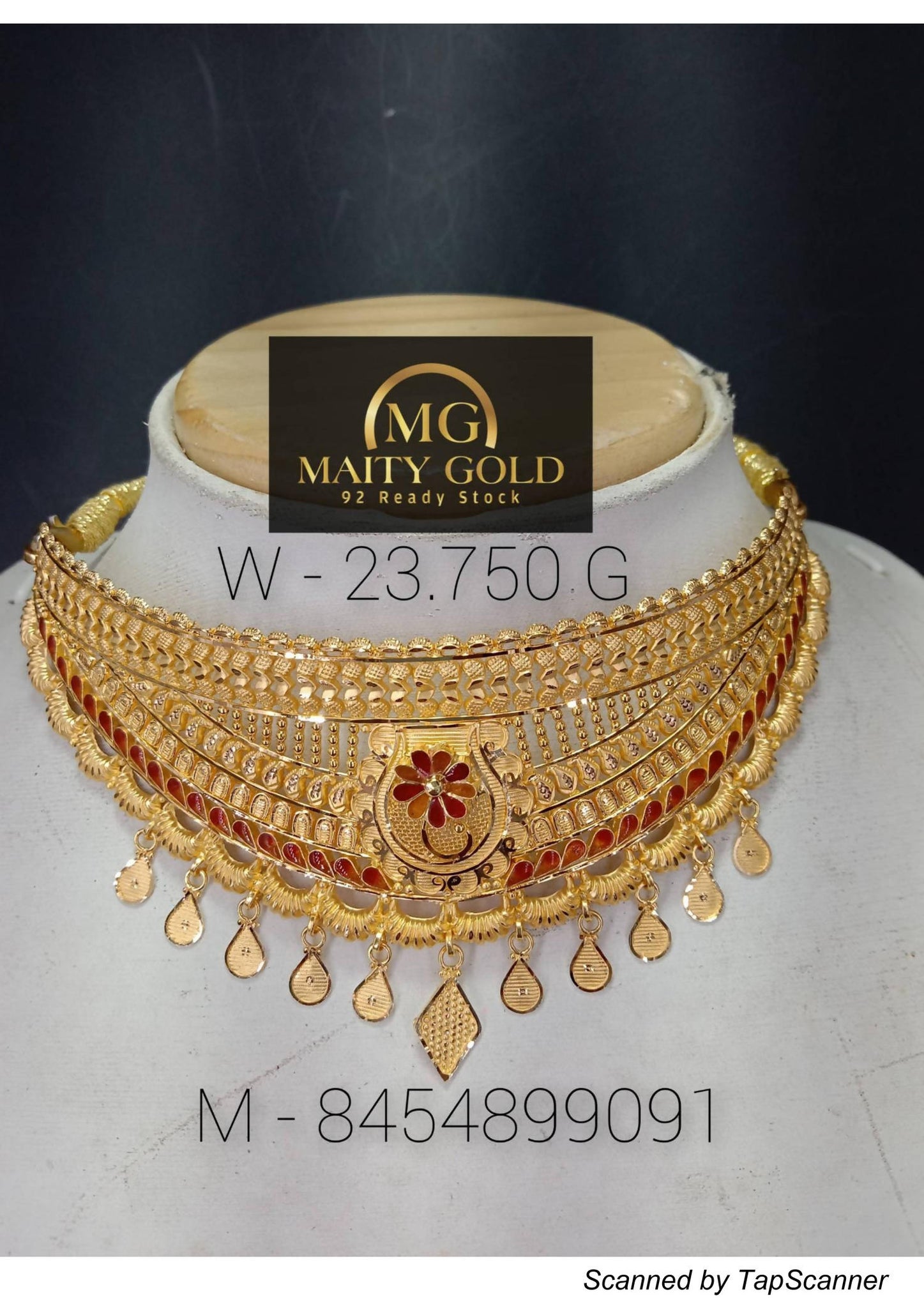 Gold Choker Sarafa Bazar India