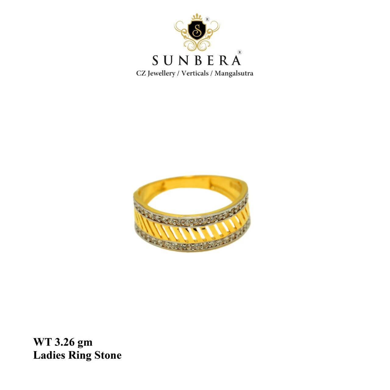 Ladies Stone Ring Sarafa Bazar India