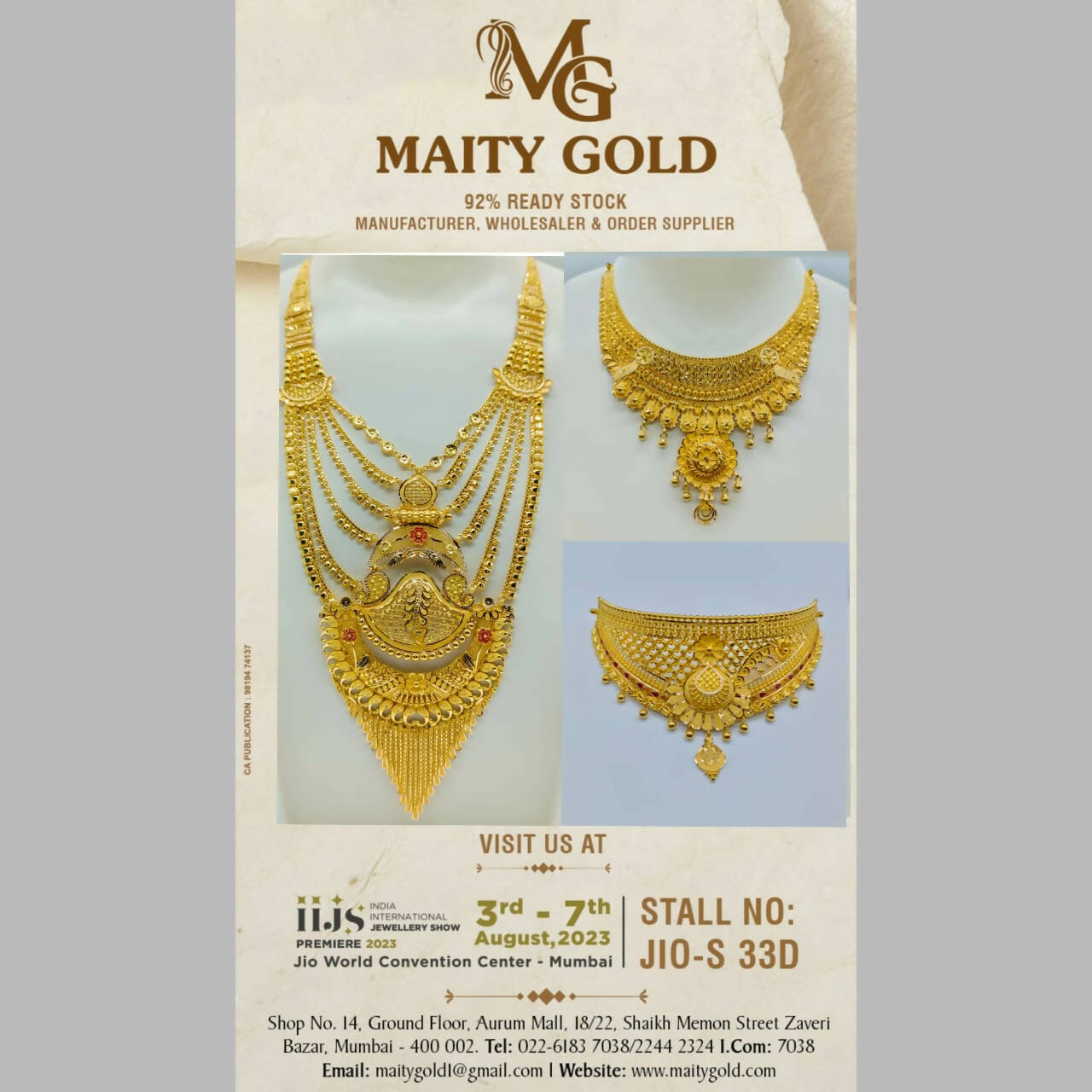 Gold Jewellery Sarafa Bazar India