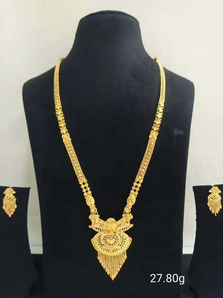 Gold Long Set Sarafa Bazar India