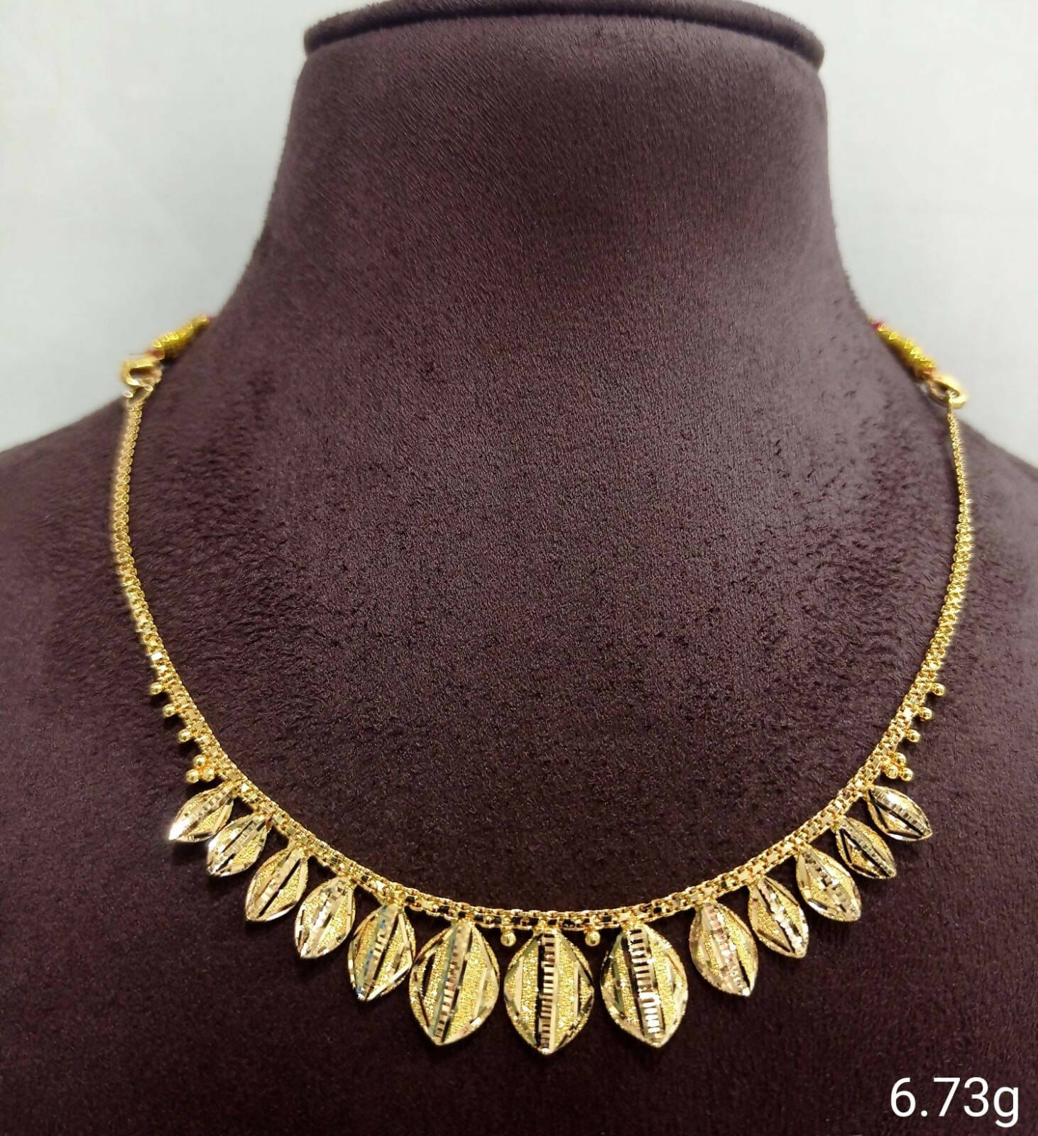 Gold Necklace Sarafa Bazar India