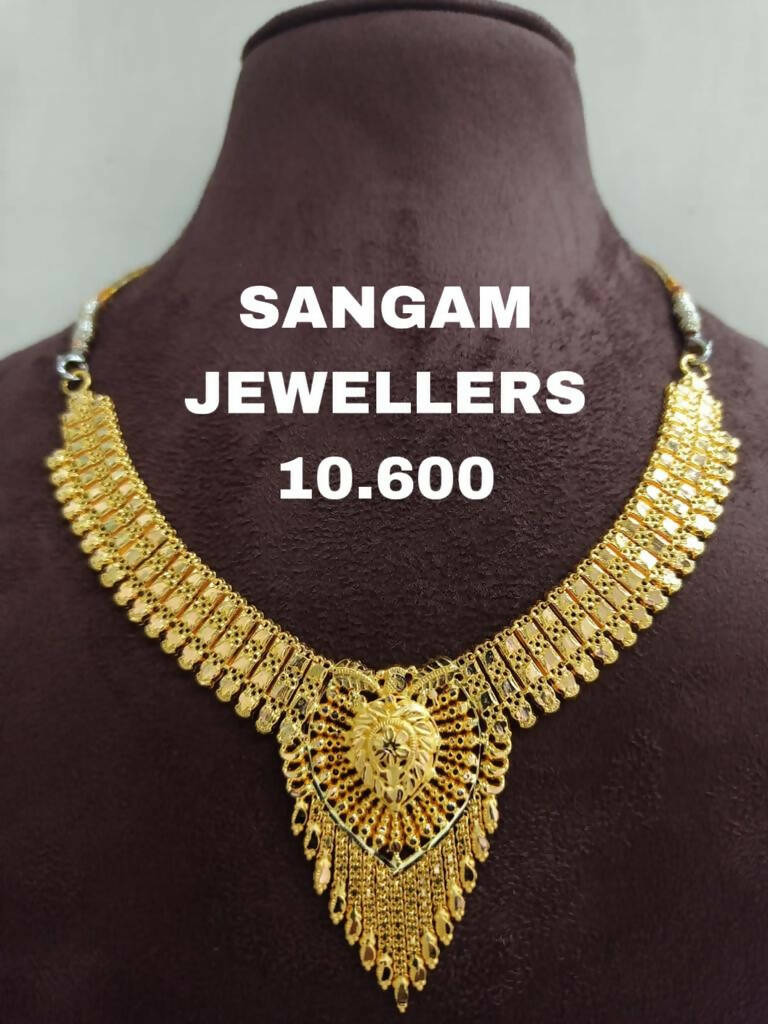 Gold Necklace Sarafa Bazar India