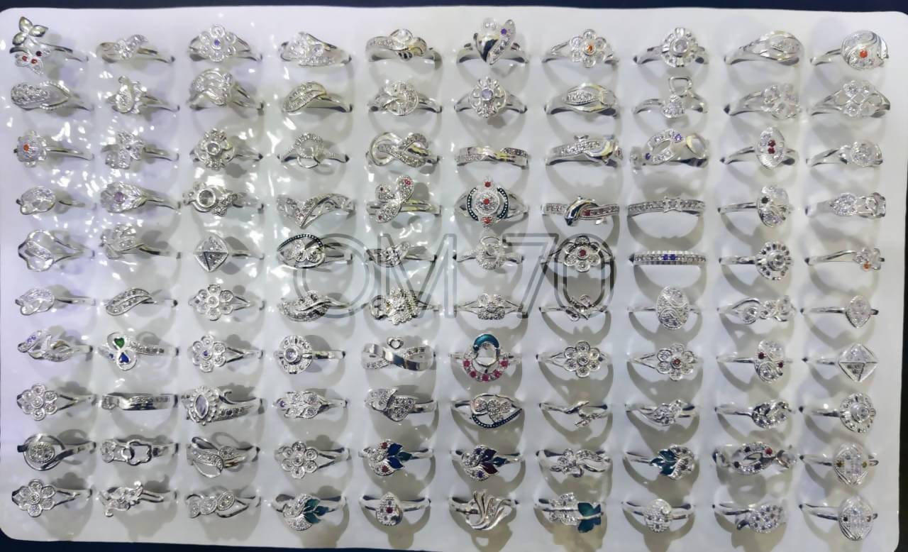 Silver Micro Rings Sarafa Bazar