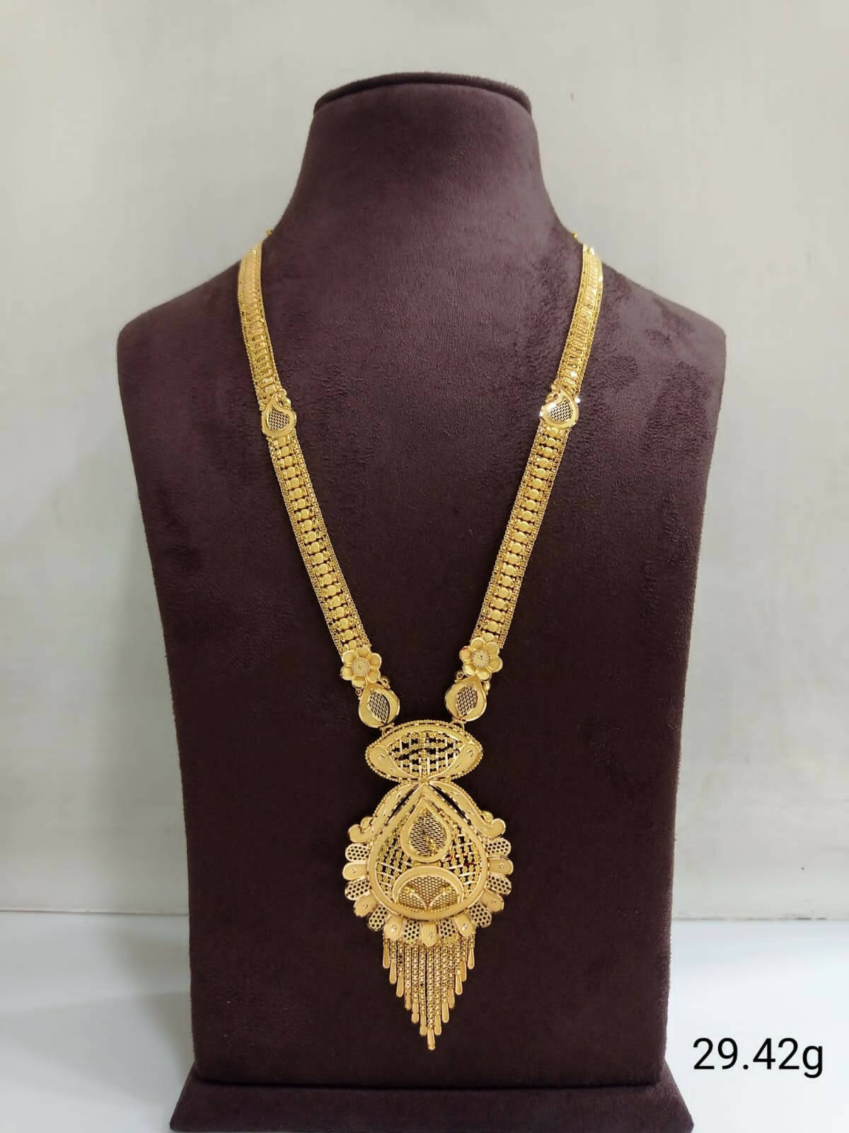 Gold Long Set Sarafa Bazar India