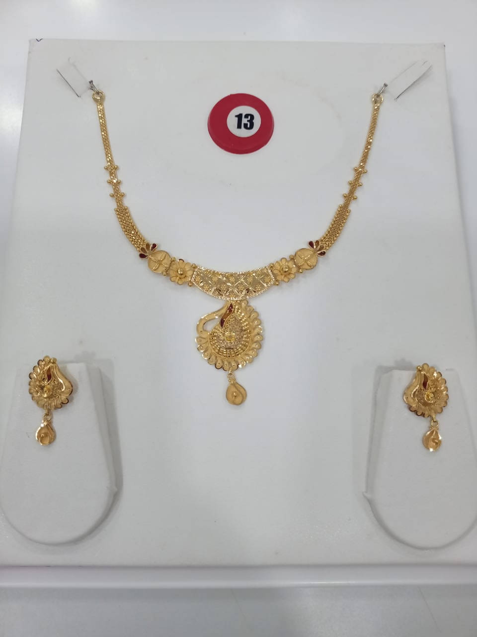 Gold Necklace Sarafa Bazar India