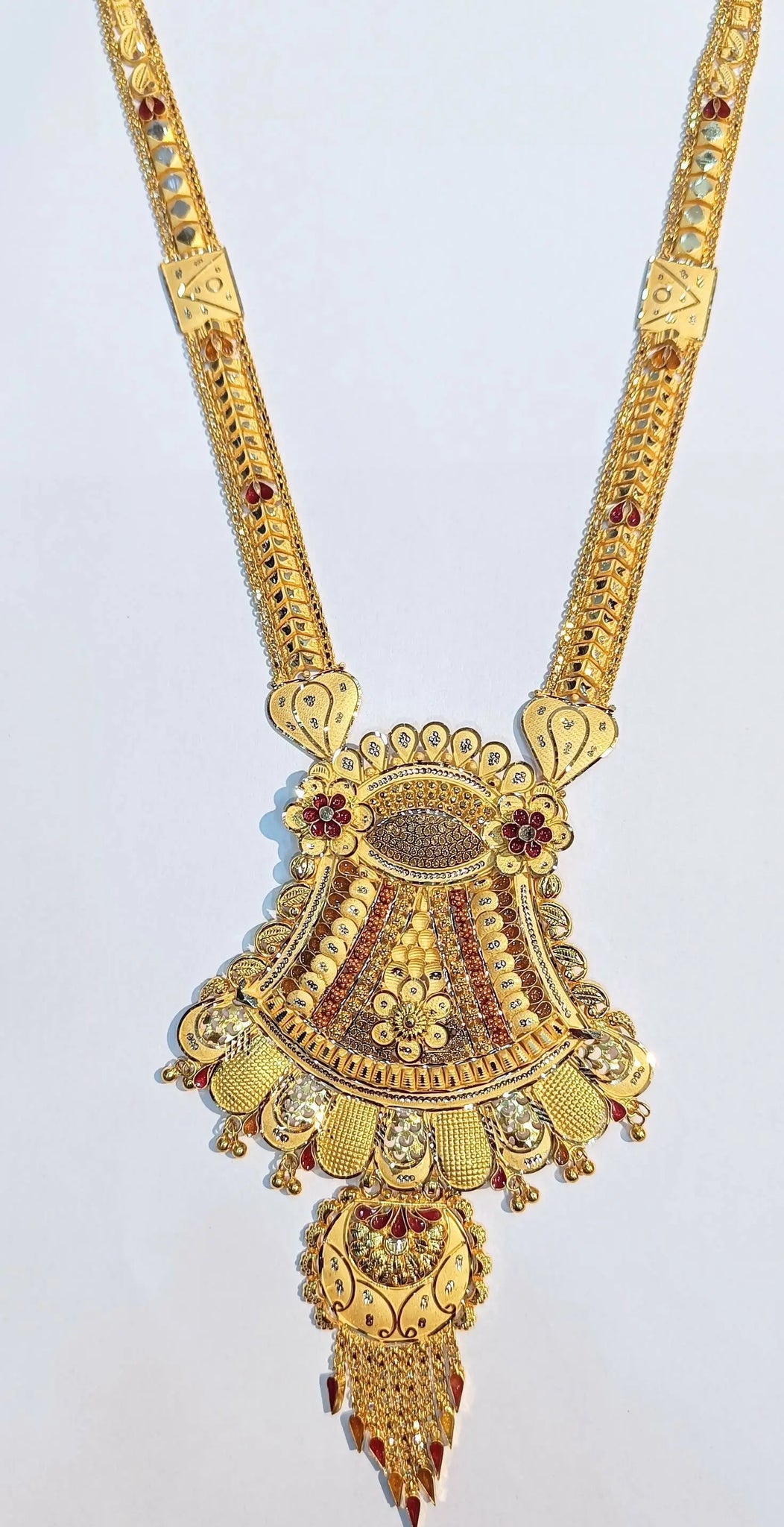 Gold Long Set Sarafa Bazar India