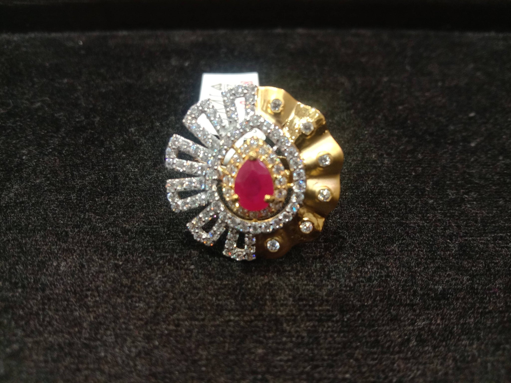 CZ Cocktail Ladies Ring Sarafa Bazar