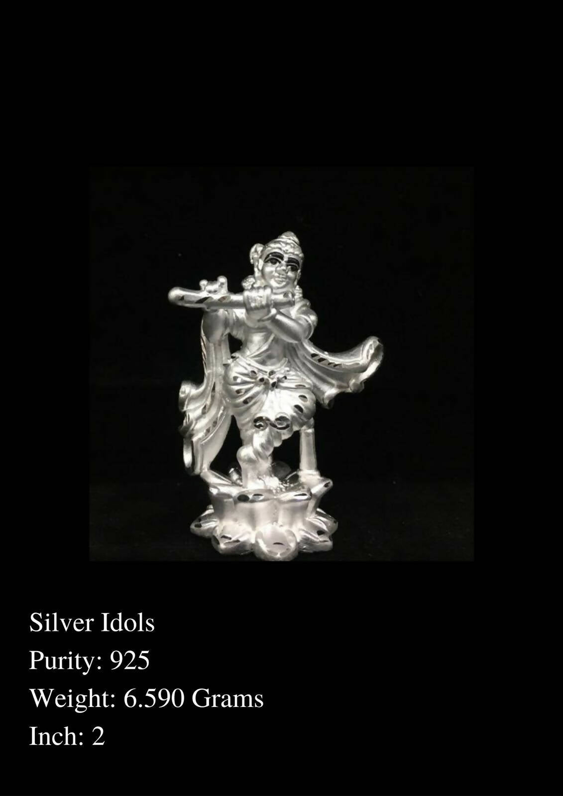 925 Silver Idols Sarafa Bazar India