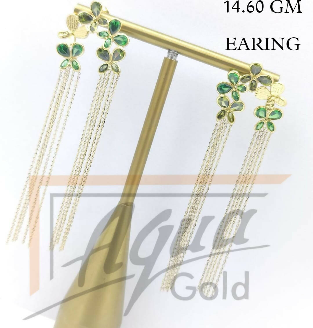 18kt Italian Earring Sarafa Bazar India