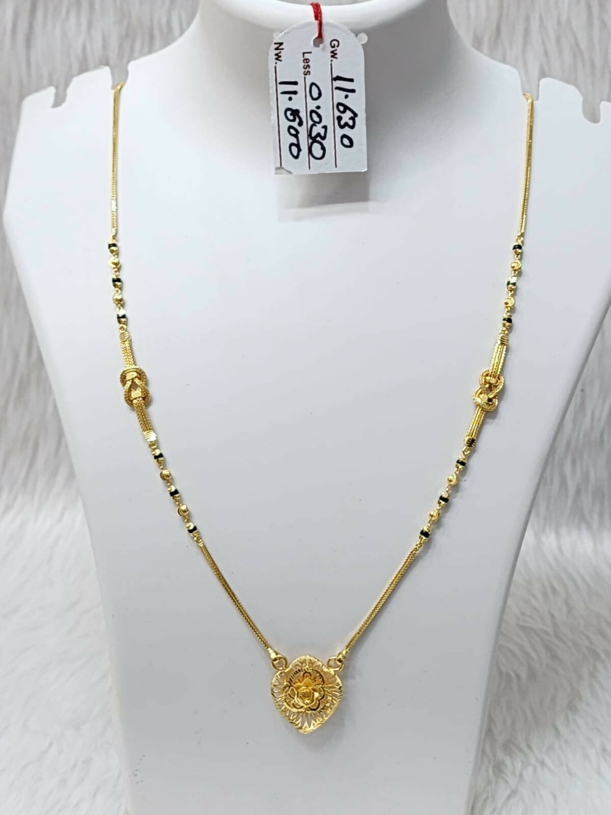 Fancy Pendant Mangalsutra Sarafa Bazar India