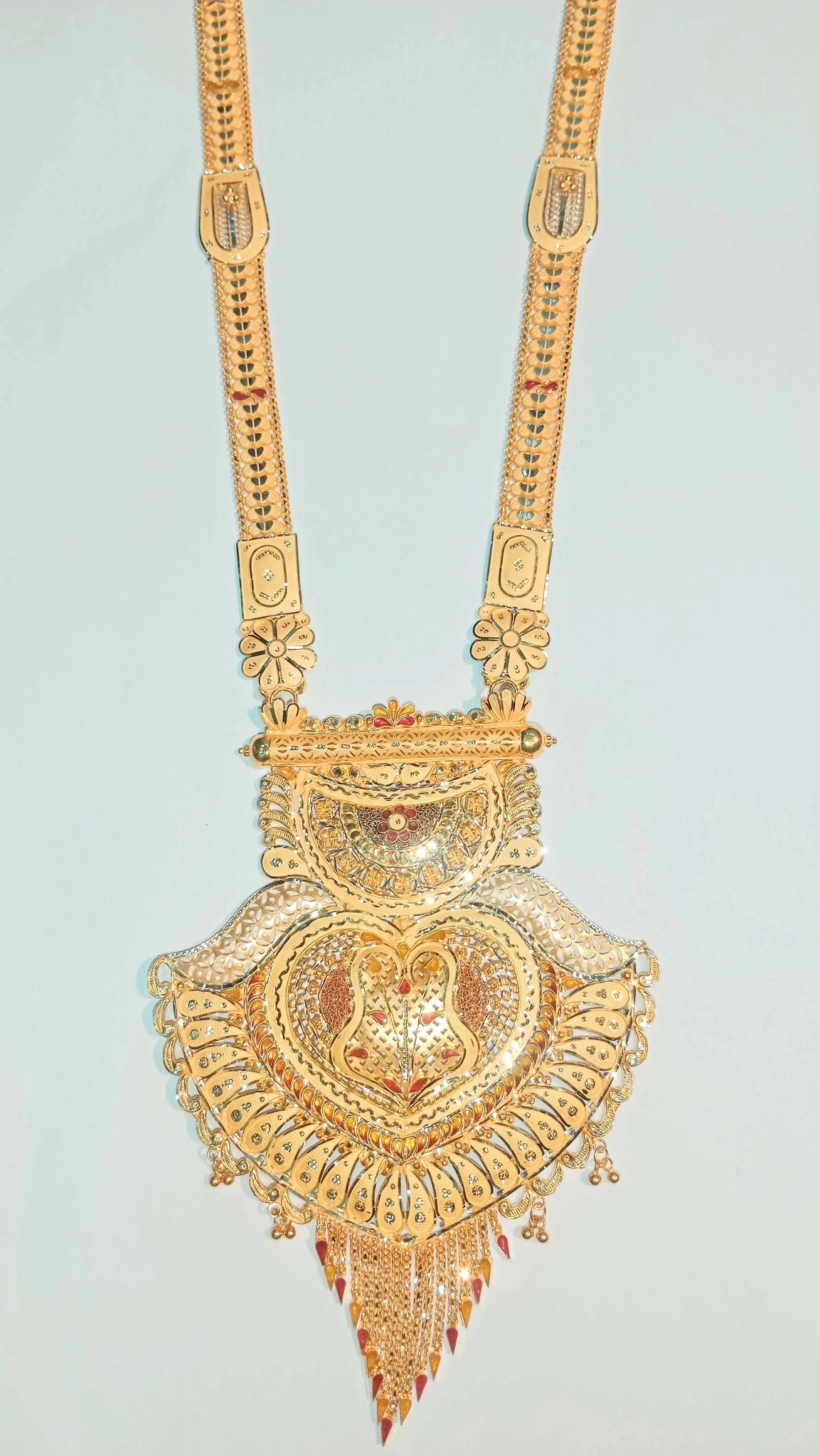 Gold Long Set Sarafa Bazar India