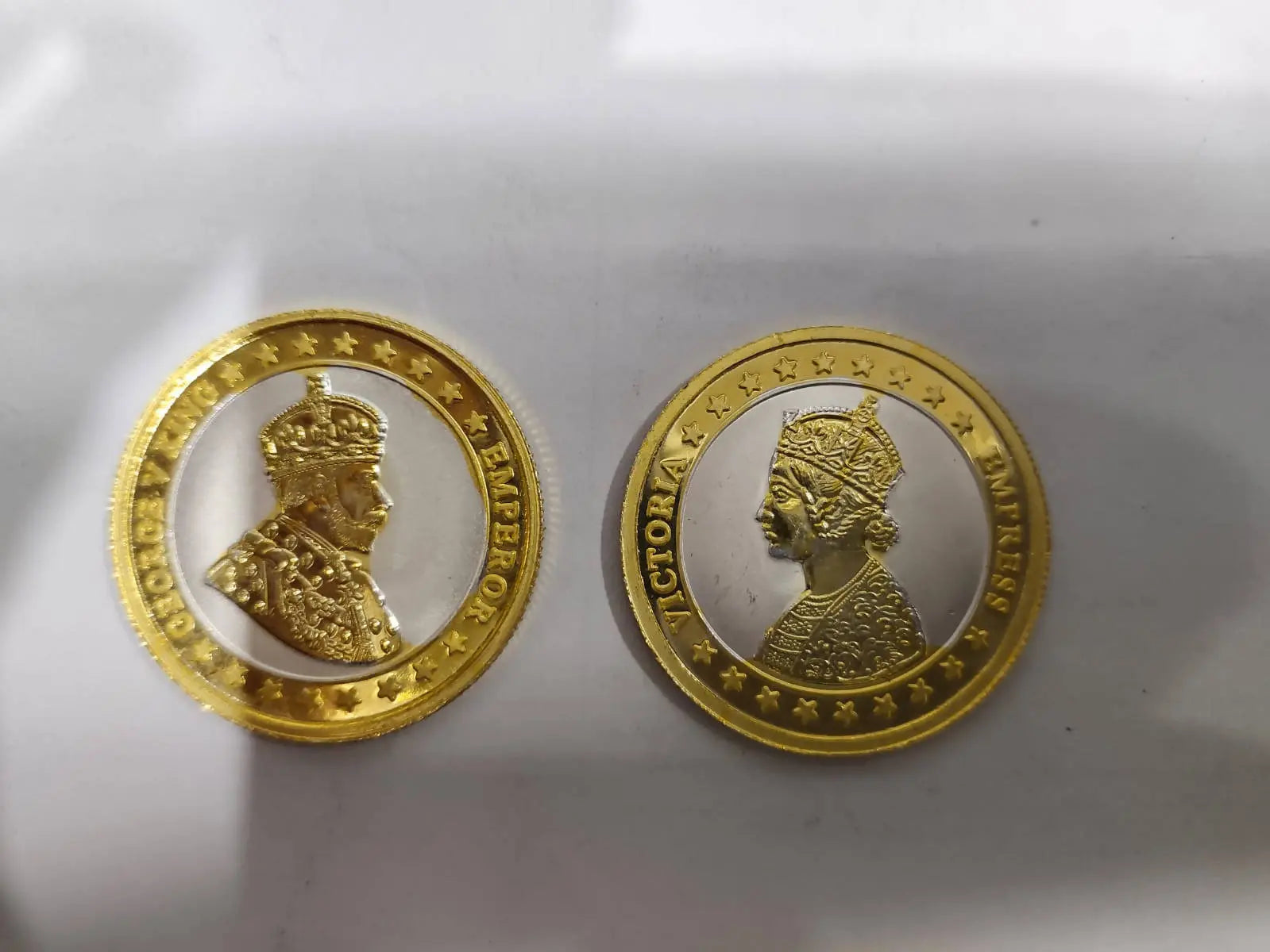 Golden Polish Silver Coin Sarafa Bazar India