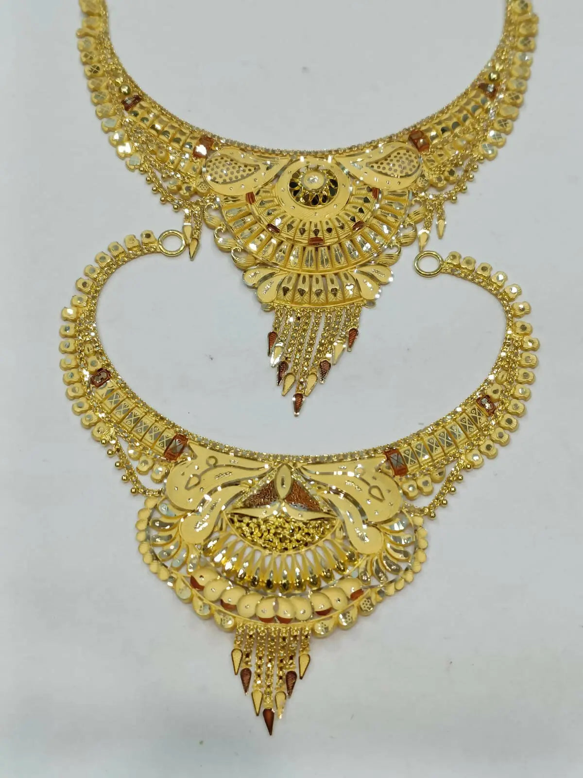 Gold Necklace Sarafa Bazar India