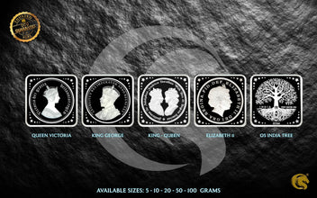 Square Shape Silver Coins 999 | Omkar Mint Sarafa Bazar