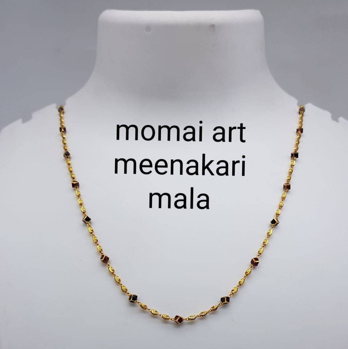 Meenakari CNC Beads Mala Sarafa Bazar