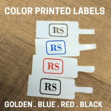 SINGLE Color Printed Jewellery Labels Sarafa Bazar India