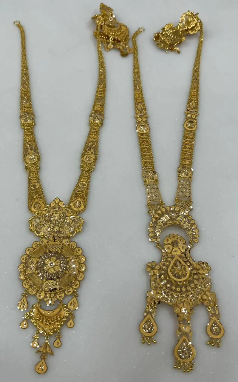 Gold Long Set Sarafa Bazar India