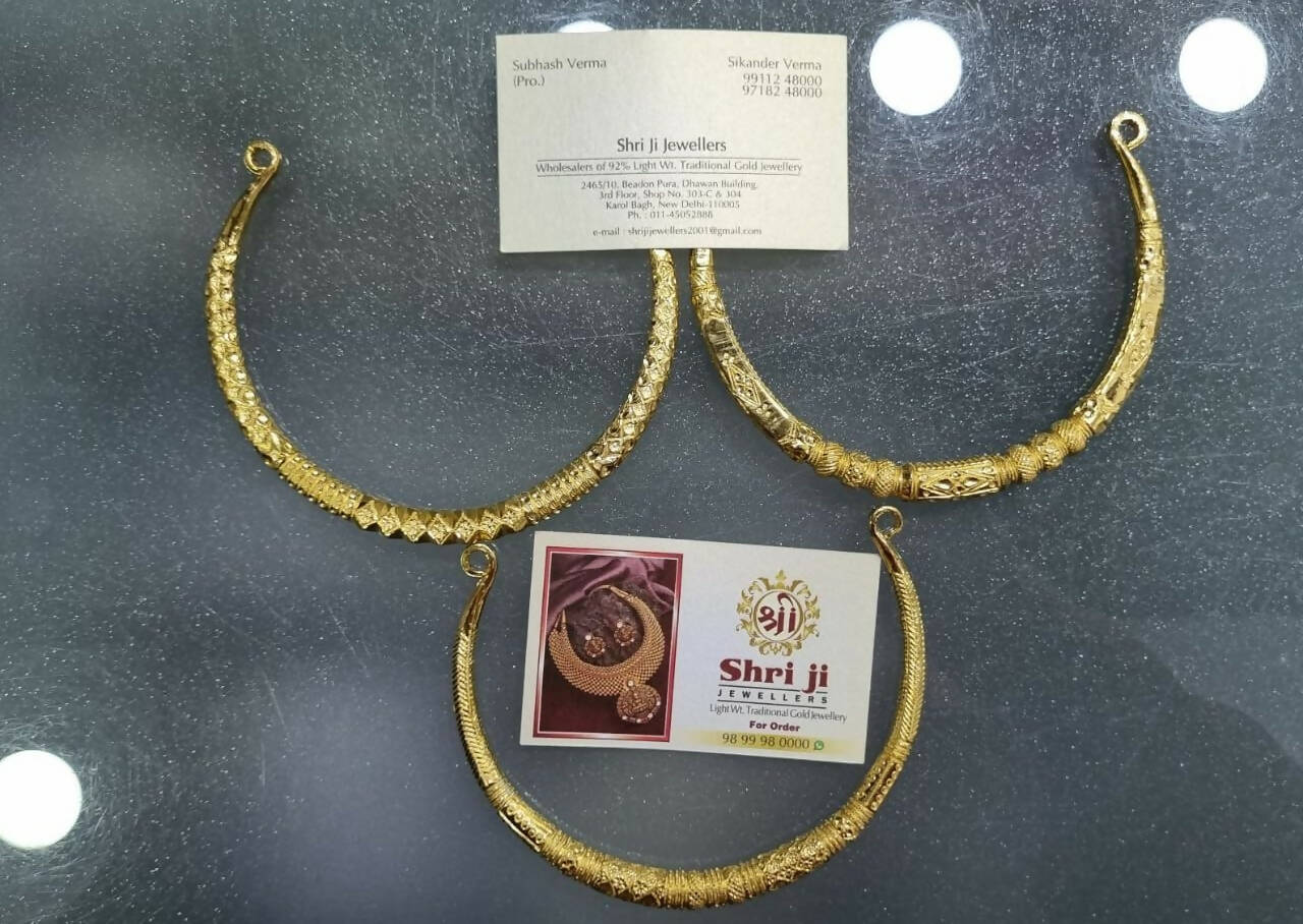 Light Weight Ghalsari Necklace Sarafa Bazar India