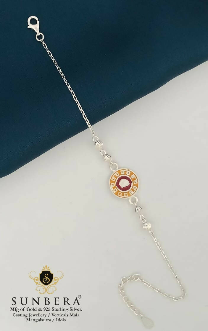 925 Silver Rakhi Sarafa Bazar India