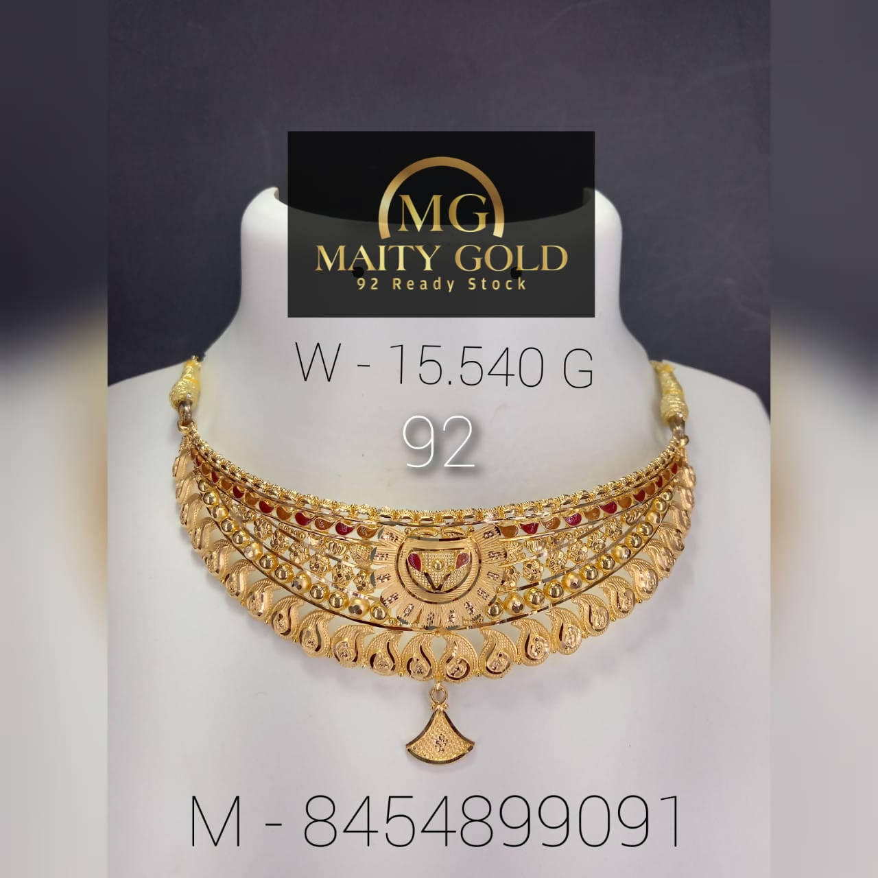 Gold Choker Sarafa Bazar India