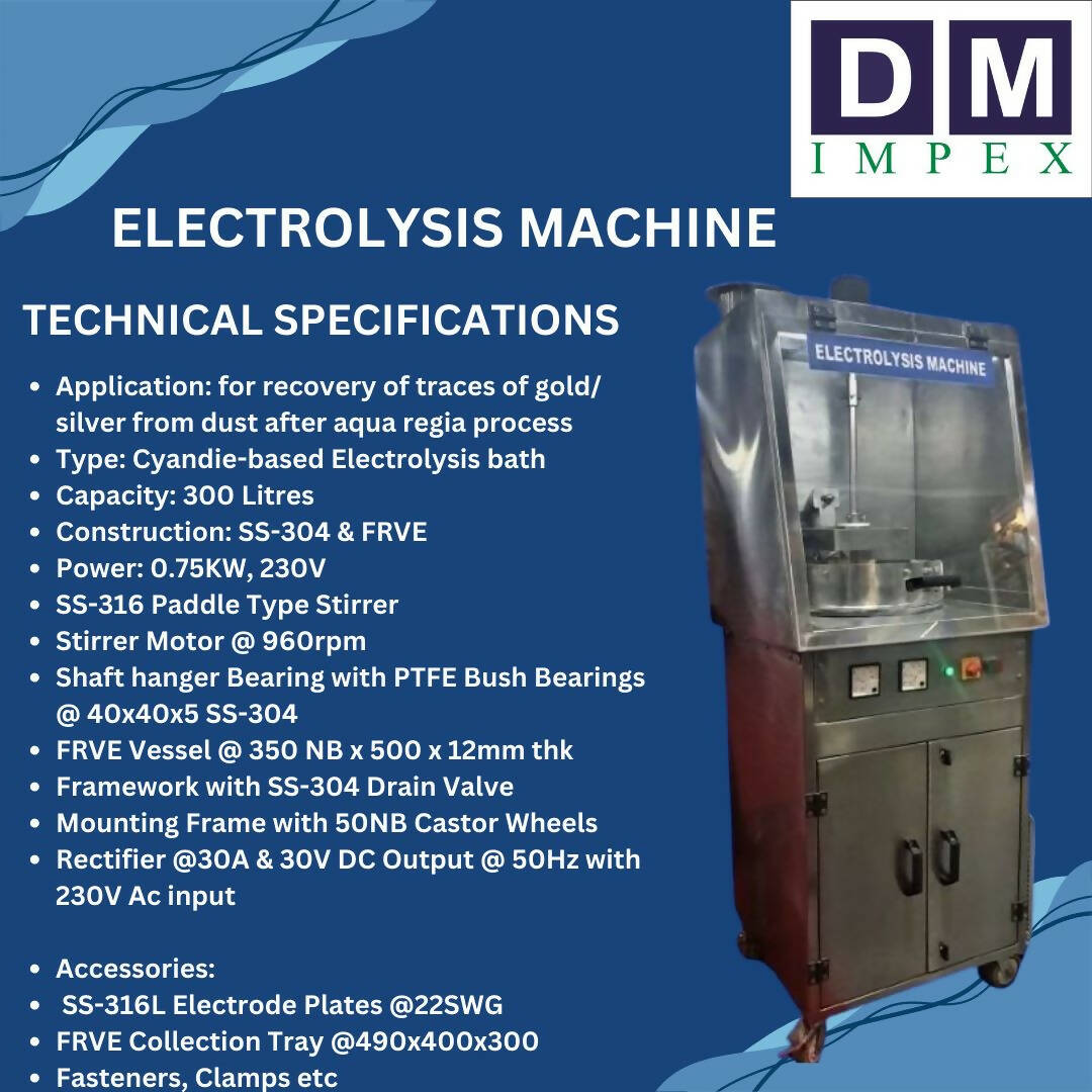Electrolysis Machine Sarafa Bazar India