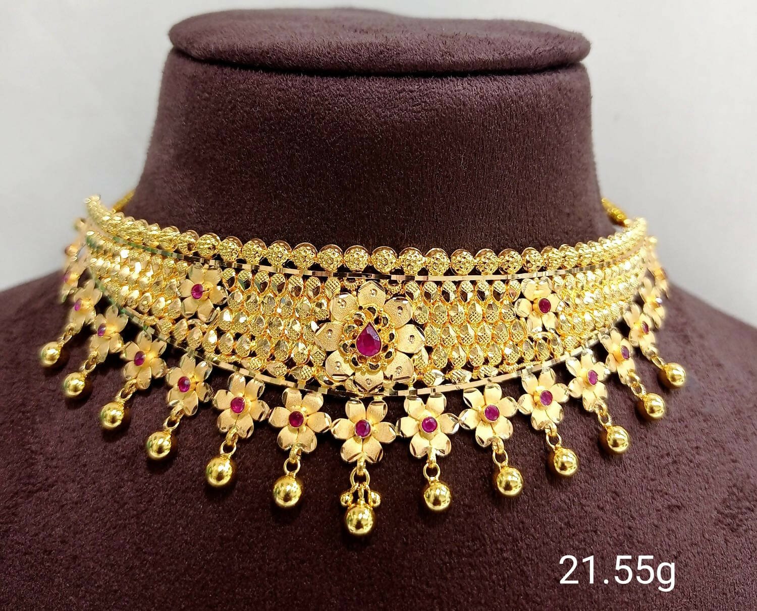 Gold Choker Sarafa Bazar India