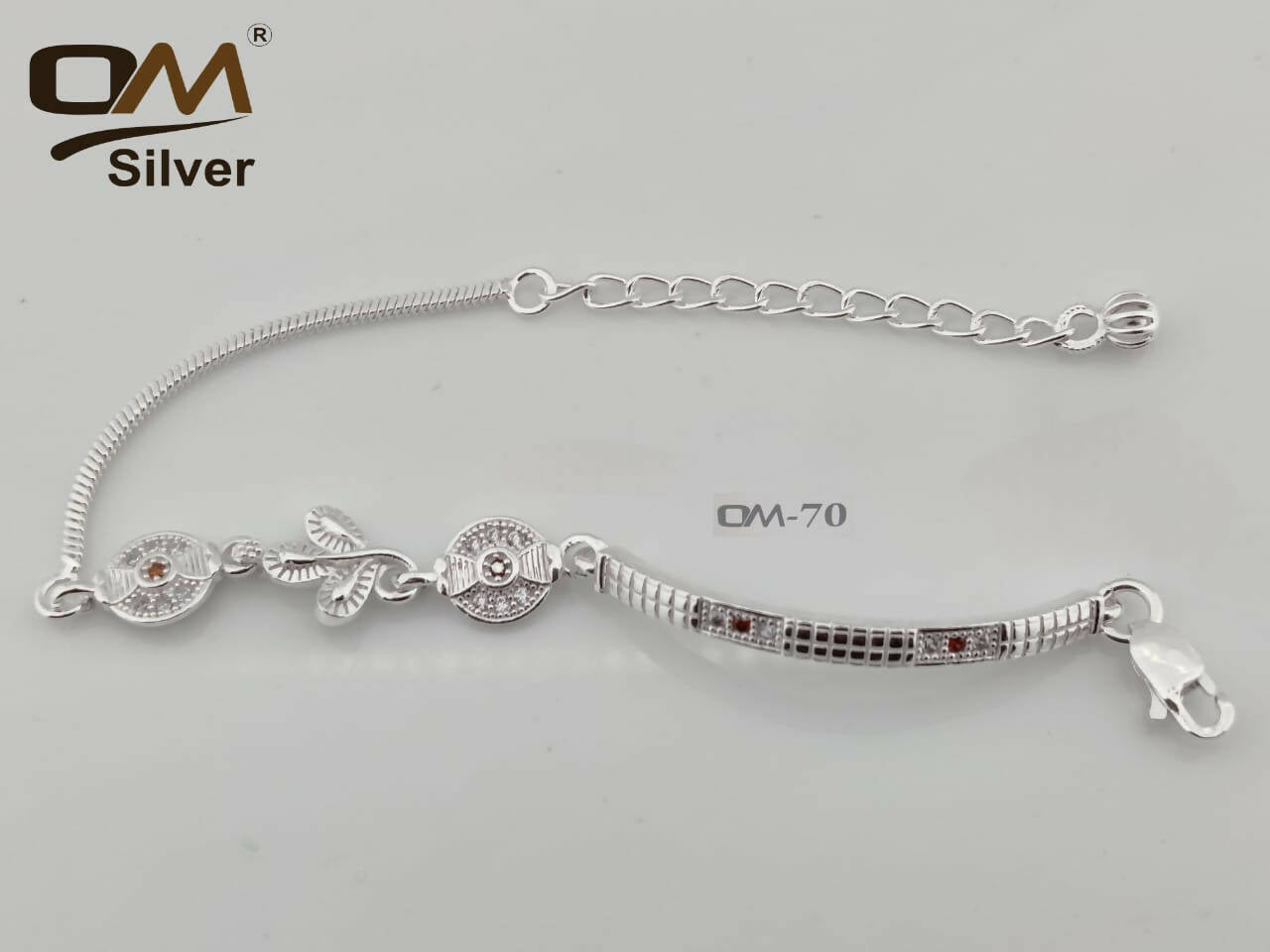 Silver Ladies Bracelet Sarafa Bazar India