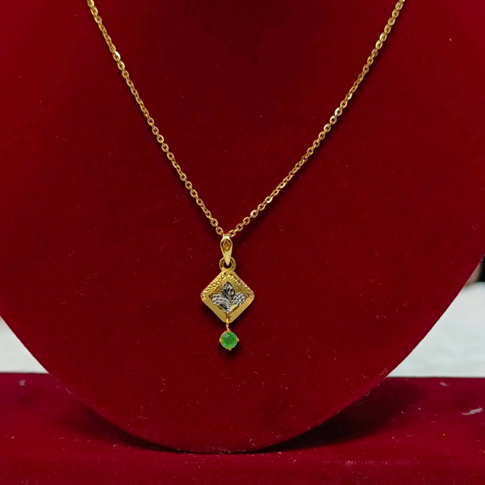 Turkish Italian Gold Pendant Sarafa Bazar India