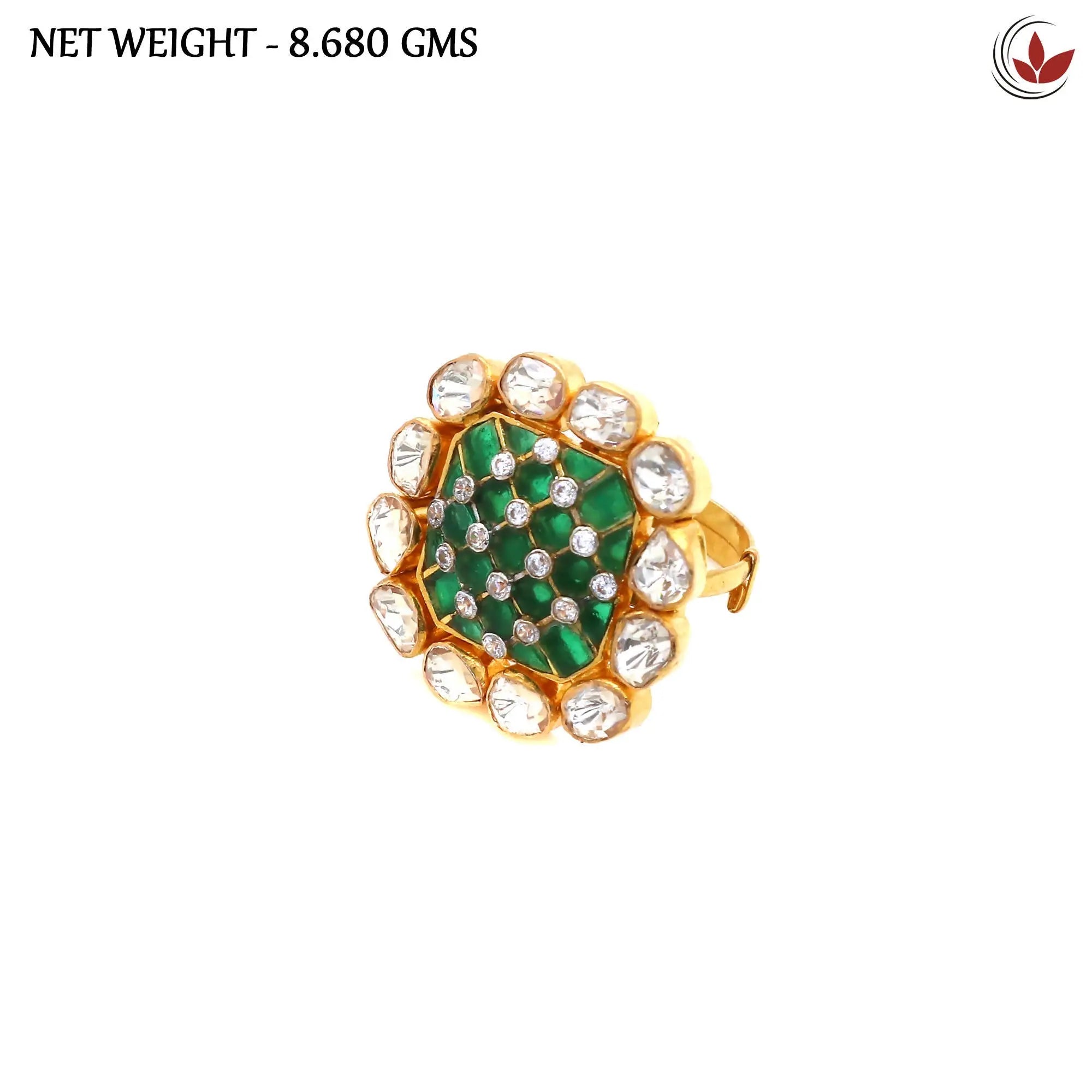 Kundan Ladies Ring Sarafa Bazar India