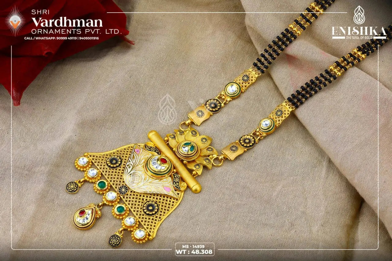 22kt Mangalsutra Sarafa Bazar India