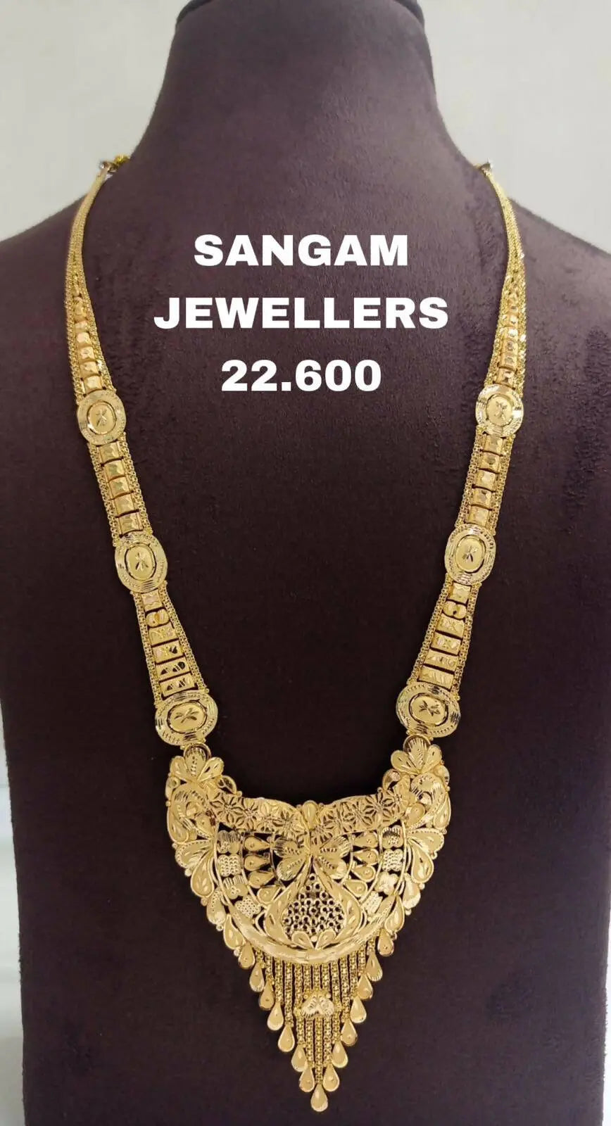 Gold Long Set Sarafa Bazar India