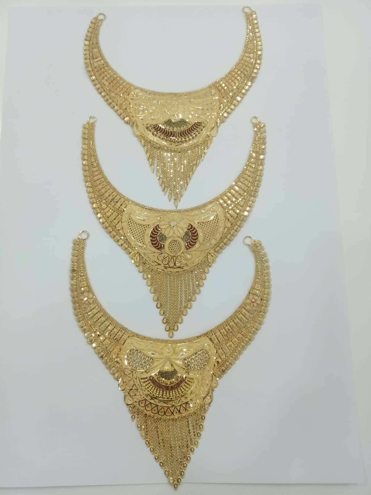 Gold Necklace Sarafa Bazar India