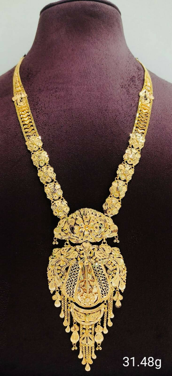 Gold Necklace Sarafa Bazar India