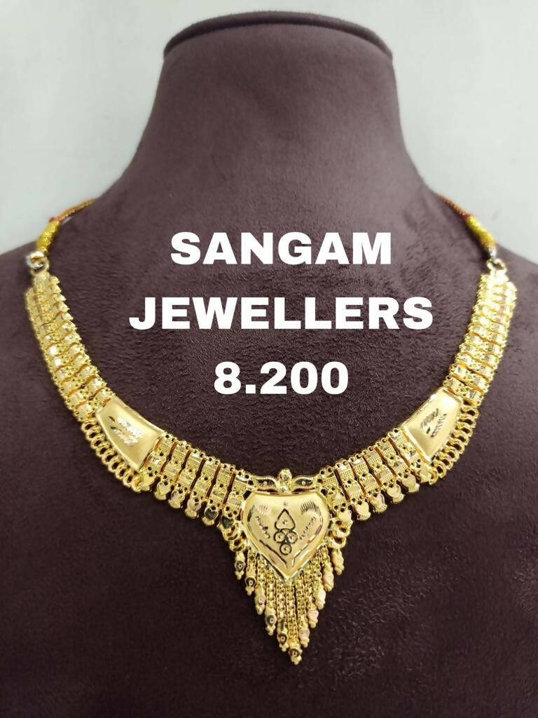 Gold Necklace Sarafa Bazar India