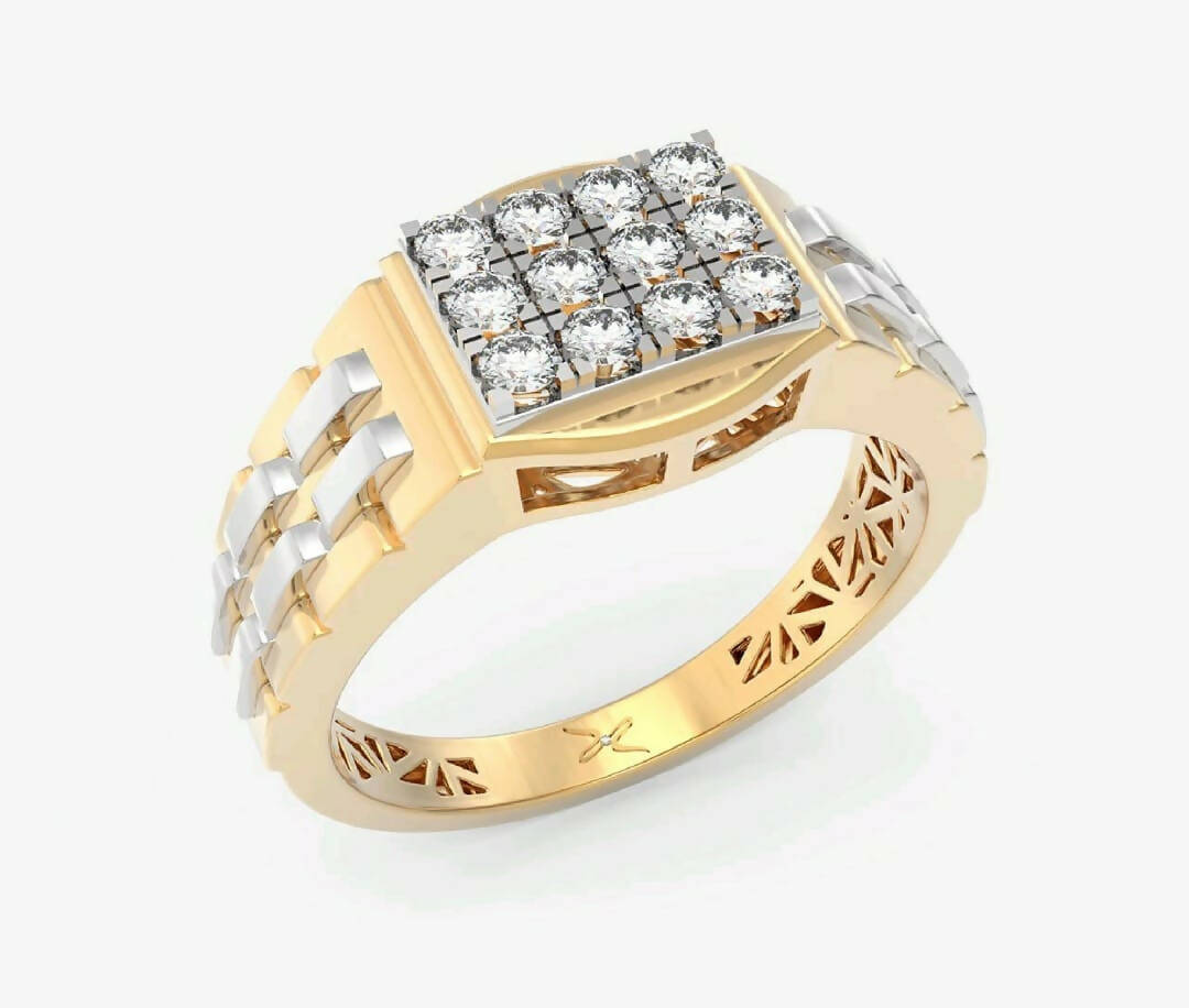 Diamond Gents Ring Sarafa Bazar India