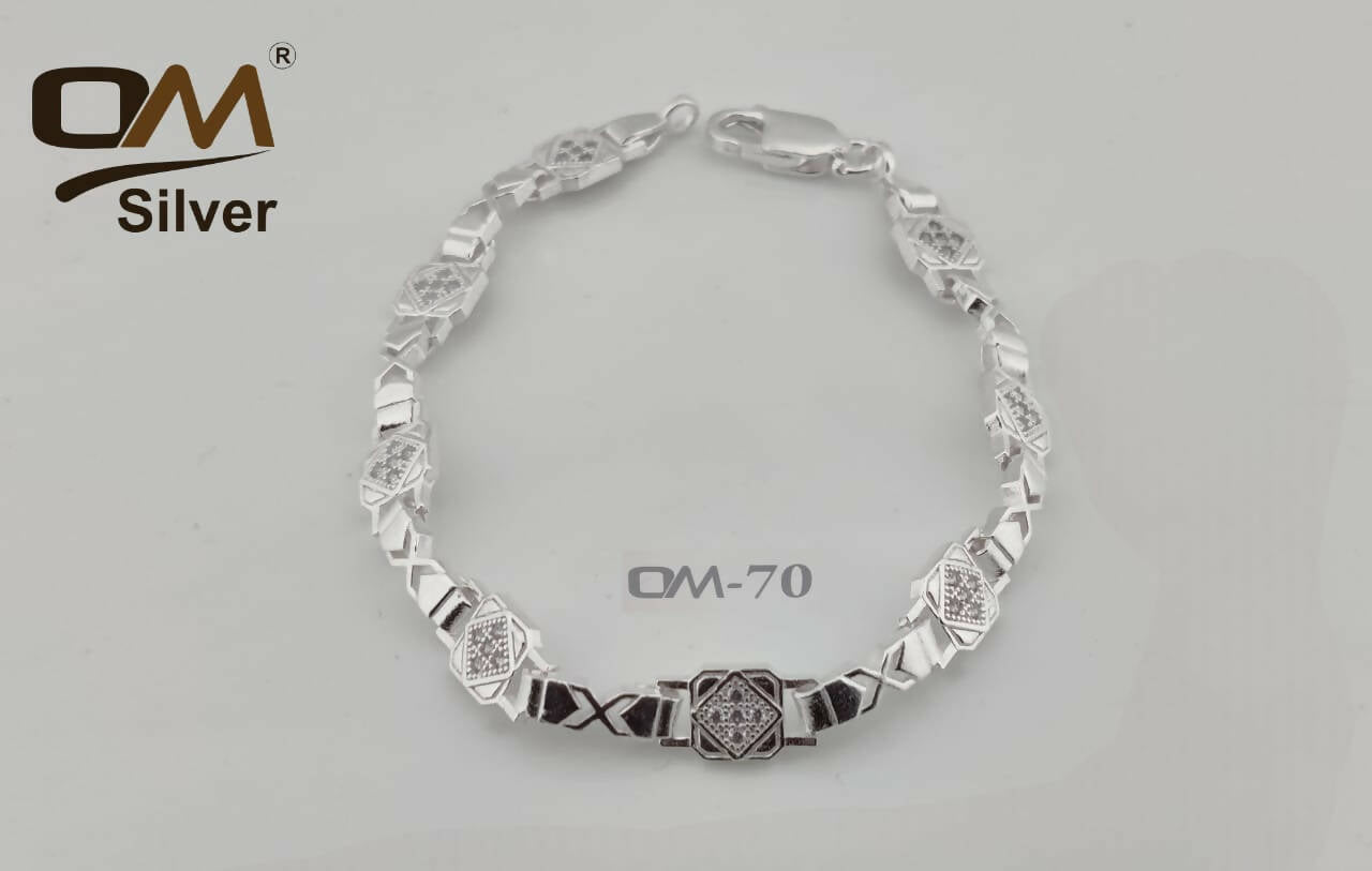 Silver Ladies Bracelet Sarafa Bazar India