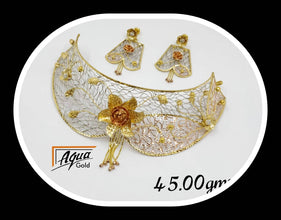 22kt Turkish Flora Chokers Sarafa Bazar