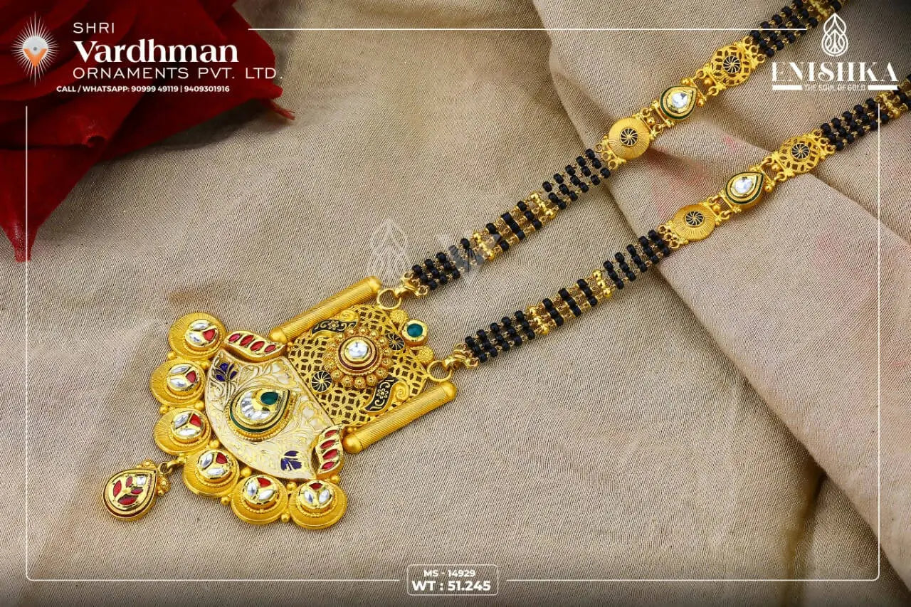 22kt Mangalsutra Sarafa Bazar India