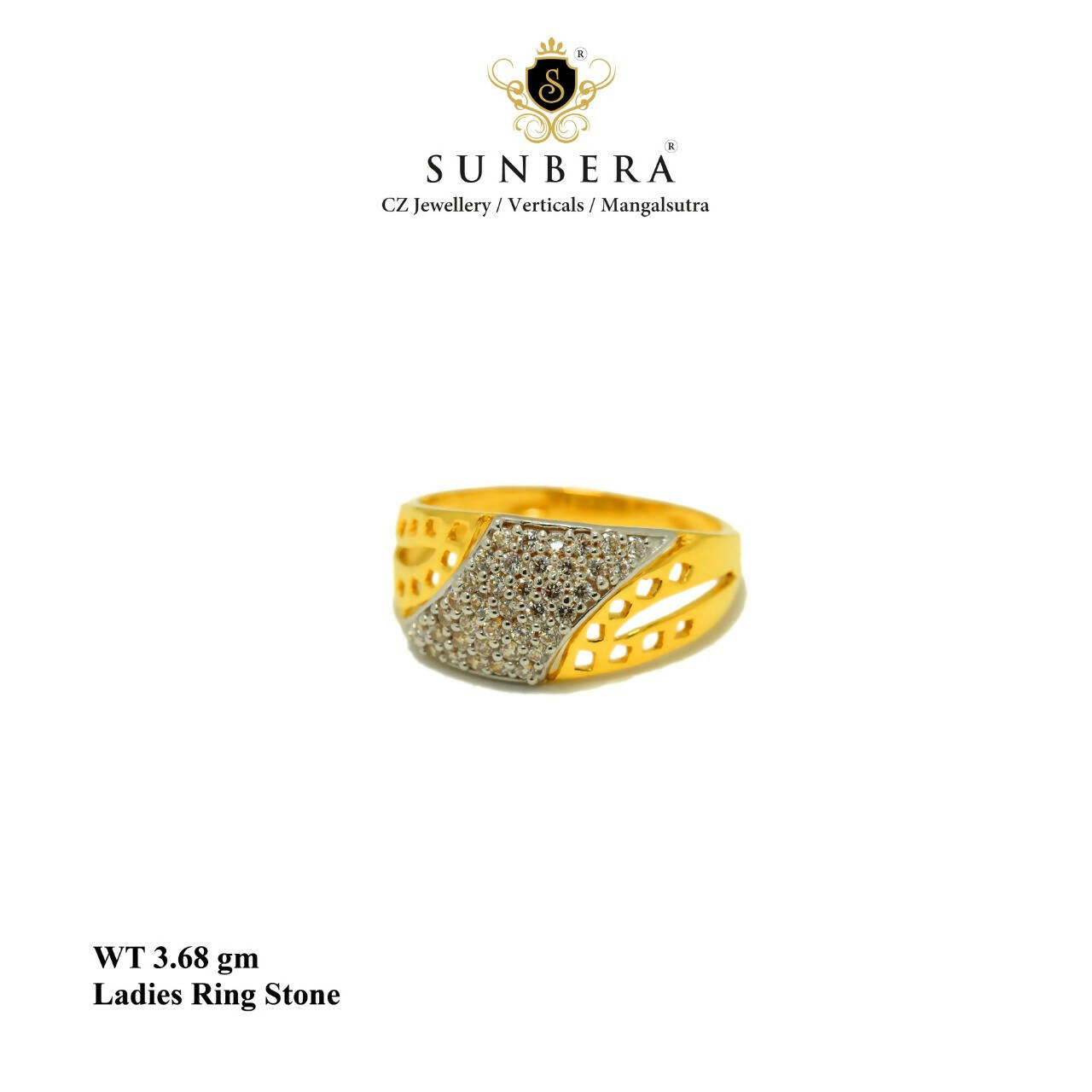 Ladies Stone Ring Sarafa Bazar India